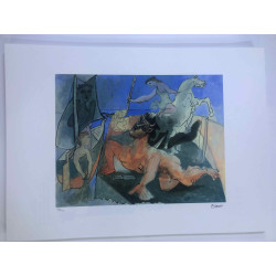 Litografie Picasso ofset 50x70 cm Muzejní vydání