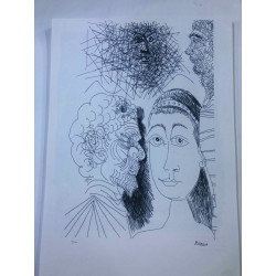Litografie Picasso ofset 50x70 cm Muzejní vydání