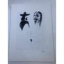 Litografie Picasso ofset 50x70 cm Muzejní vydání