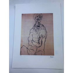 Litografía Picasso off set 50x70 cm Edición museo