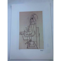 Picasso Litografía offset 50x70 cm Edición Museo