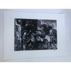 Litografia Picasso off set 50x70 cm Ediția Muzeului