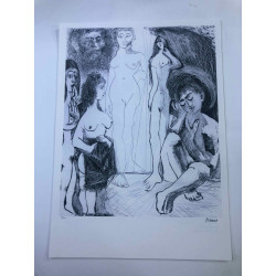 Picasso Litografía offset 50x70 cm Edición Museo