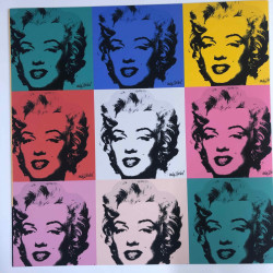 Andy Warhol Lithograph off set 60x60 cm