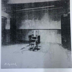 Litografía Andy Warhol off set 60x60 cm