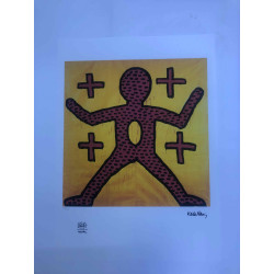 Litografia Keith Haring off set 50x70 cm certificada