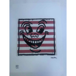 Keith Haring Lithograph off set 50x70 cm certified
