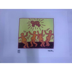 Set de litografía Keith Haring 50x70 cm certificado