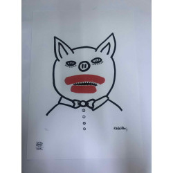 Keith Haring Litografia off set cm 50x70  certificata