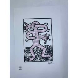 Keith Haring Lithographie Offset 50x70 cm zertifiziert