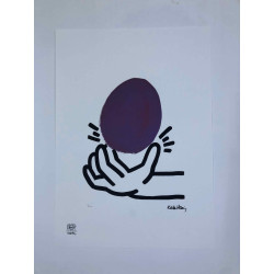 Keith Haring Lithograph off set 50x70 cm certified