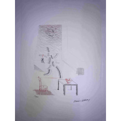 David Hockney  Litografia off set cm 50x70 certificata