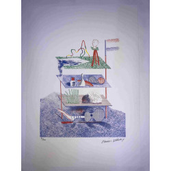 David Hockney  Litografia off set cm 50x70 certificata