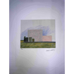David Hockney  Litografia off set cm 50x70 certificata
