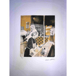 David Hockney  Litografia off set cm 50x70 certificata