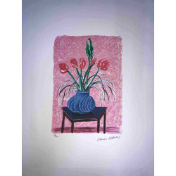 David Hockney  Litografia off set cm 50x70 certificata