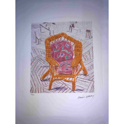 David Hockney  Litografia off set cm 50x70 certificata