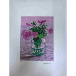 David Hockney  Litografia off set cm 50x70 certificata