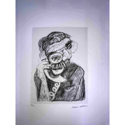 David Hockney  Litografia off set cm 50x70 certificata