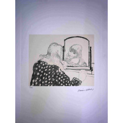 David Hockney  Litografia off set cm 50x70 certificata