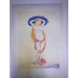 Giorgio De Chirico litho 50x70 cm potloodhandtekening