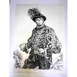 Giorgio De Chirico lithograph cm 50x70 signature pencil