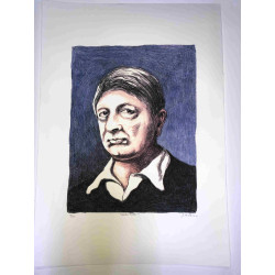Giorgio De Chirico lithograph cm 50x70 signature pencil