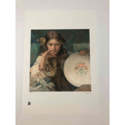Set de litografía Alphonse Mucha 50x70 cm