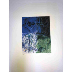Litografía de Marc Chagall, tamaño 50x70 cm