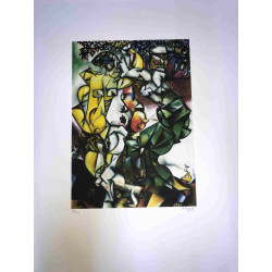 Marc Chagall litho op setformaat 50x70 cm