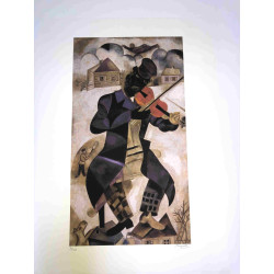 Marc Chagall litho op setformaat 50x70 cm