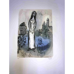 Marc Chagall litho op setformaat 50x70 cm