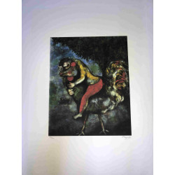 Marc Chagall litho op setformaat 50x70 cm
