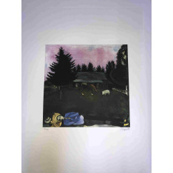 Litografía de Marc Chagall, tamaño 50x70 cm