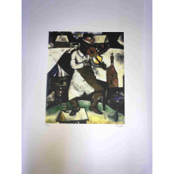 Marc Chagall litho op setformaat 50x70 cm