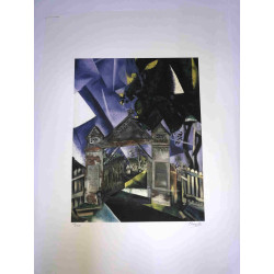 Litografía de Marc Chagall, tamaño 50x70 cm