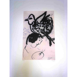 Marc Chagall litho op setformaat 50x70 cm