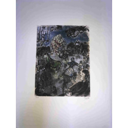 Litografía de Marc Chagall, tamaño 50x70 cm