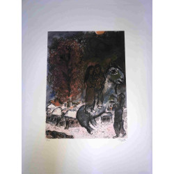 Marc Chagall litho op setformaat 50x70 cm