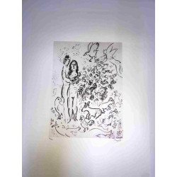 Litografía de Marc Chagall, tamaño 50x70 cm