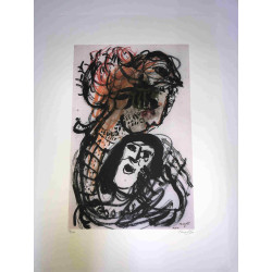 Litografía de Marc Chagall, tamaño 50x70 cm