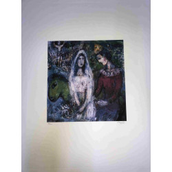 Litografía de Marc Chagall, tamaño 50x70 cm