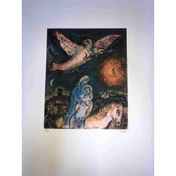 Litografía de Marc Chagall, tamaño 50x70 cm