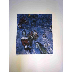 Litografía de Marc Chagall, tamaño 50x70 cm