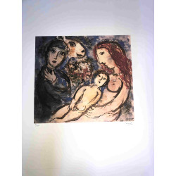 Litografía de Marc Chagall, tamaño 50x70 cm