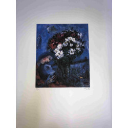 Litografía de Marc Chagall, tamaño 50x70 cm