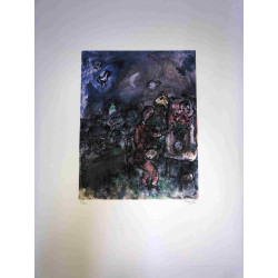 Marc Chagall litho op setformaat 50x70 cm