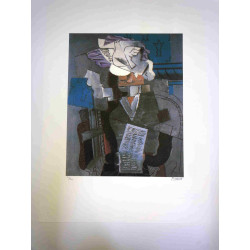 Picasso Litografía offset 50x70 cm Edición Museo