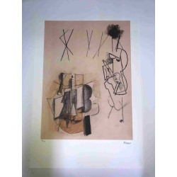 Picasso-Lithographie, Off-Set, 50 x 70 cm, Museumsausgabe