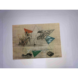 Toyen Marie Cermínova Litografia off set cm 50x65 firma su lastra con  certificato